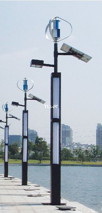黑色白灯LED太阳能路灯 城市道路景观灯