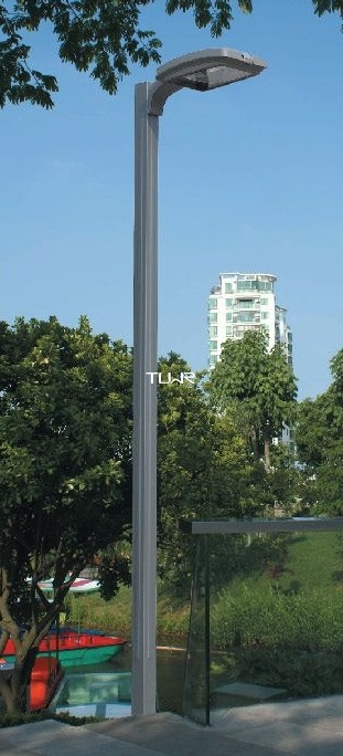 灰色方柱LED庭院灯 灰色平板景观灯