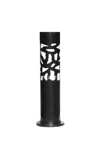 黑色圆柱镂空压铸 白色灯头LED草坪灯